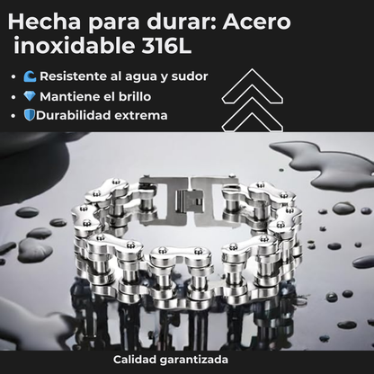 Pulsera Biker de Acero Inoxidable